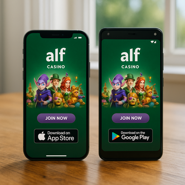 Alf Casino - Version Navigateur Applications Mobiles - iOS Android Belgique
