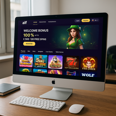 Alf Casino - Desktop Design Interface - Belgian Online Casino